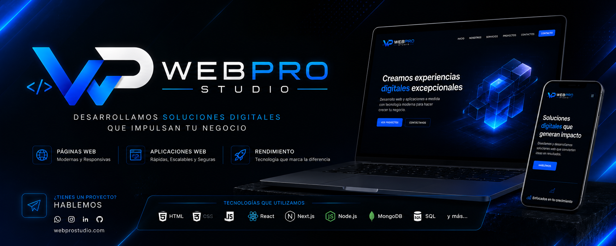 WebPro Studio Banner